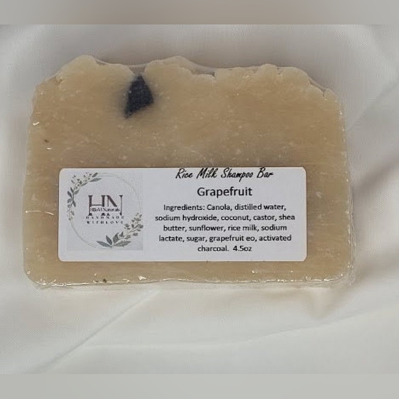 Rice Milk Shampoo Bar: Grapefruit, 4.5oz - Picture 2 of 3